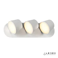 Бра LED Flexin W1118-3AS WH iLedex белый 1 лампа, основание белое в стиле хай-тек модерн 