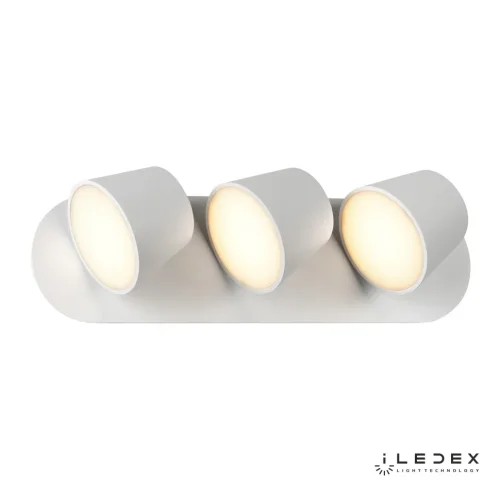 Бра LED Flexin W1118-3AS WH iLedex белый на 1 лампа, основание белое в стиле современный хай-тек 