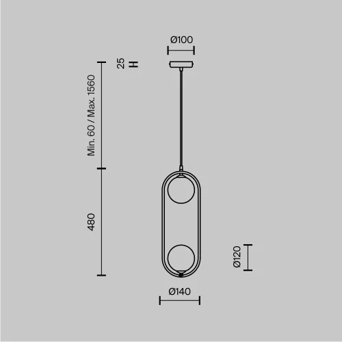 Светильник подвесной Ring MOD013PL-02BS1 Maytoni белый на 2 лампы, основание латунь в стиле современный шар фото 12 Светильник подвесной Ring MOD013PL-02BS1 Maytoni белый на 2 лампы, основание латунь в стиле современный шар фото 12