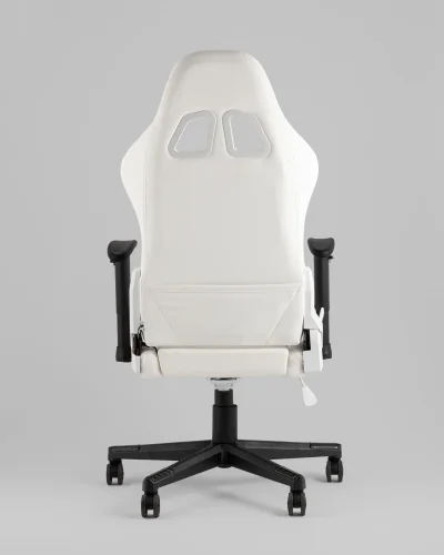 Кресло спортивное TopChairs GMM-080, белый, на черной базе УТ000039639 Stool Group, белый/экокожа, ножки/полимер/чёрный, размеры - *1330***740*680 фото 8