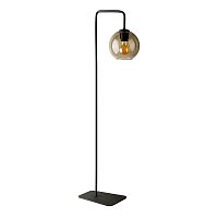 Торшер Monaco 8794-NW Nowodvorski  прозрачный 1 лампа, основание чёрное в стиле лофт
