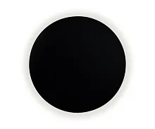 Бра LED Затмение 2202,19 Kink Light чёрный 1 лампа, основание чёрное в стиле современный отражённый свет