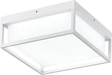 Потолочный светильник LED уличный Cubista SL9517.502.01 ST-Luce уличный IP65 белый на 1 лампу, плафон белый в стиле хай-тек современный LED