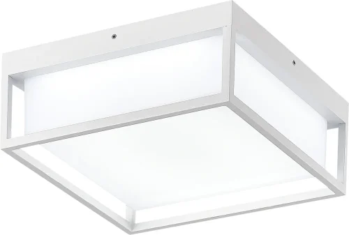 Потолочный светильник LED уличный Cubista SL9517.502.01 ST-Luce уличный IP65 белый на 1 лампу, плафон белый в стиле хай-тек современный LED