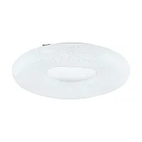 Светильник потолочный LED с пультом Zamudilo 99342 Eglo белый на 1 лампу, основание белое в стиле современный с пультом