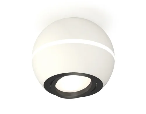 Светильник накладной Techno spot XS1101021 Ambrella light белый 1 лампа, основание белое в стиле модерн круглый