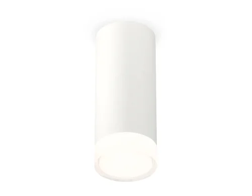 Светильник накладной Techno spot XS7442014 Ambrella light белый 1 лампа, основание белое в стиле современный хай-тек круглый