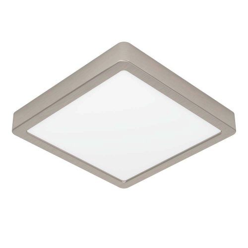 Светильник накладной LED Fueva 5 900594 Eglo белый 1 лампа, основание матовое никель в стиле современный круглый