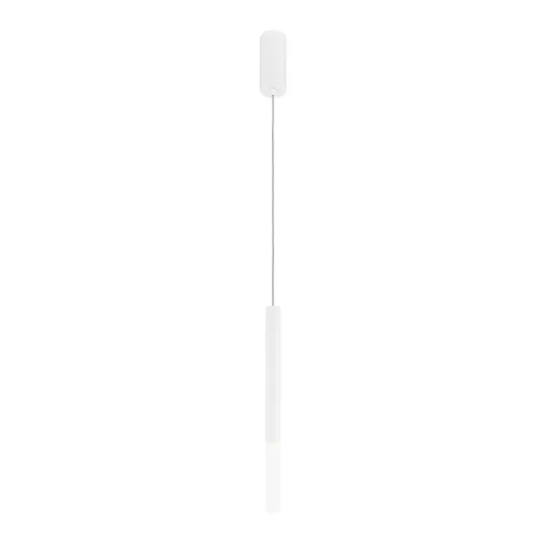 Светильник подвесной LED Pro Shade MOD157PL-L6WK Maytoni белый на 1 лампу, основание белое в стиле современный минимализм трубочки