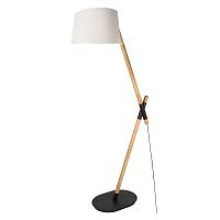 Торшер Эмма / Emma 10567F Light wood LOFT IT изогнутый белый на 1 лампу, основание бронзовое бежевое в стиле винтаж кантри Торшер Эмма / Emma 10567F Light wood LOFT IT изогнутый белый на 1 лампу, основание бронзовое бежевое в стиле винтаж кантри