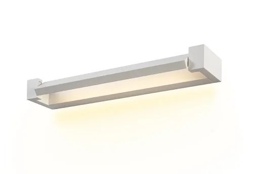 Бра LED CLT 028W WH Crystal Lux белый на 1 лампу, основание белое в стиле современный фото 5