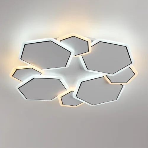 Светильник потолочный LED Bridge 8012/75CL Lumion белый на 1 лампу, основание белое в стиле минимализм фото 3