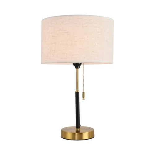 Настольная лампа Irisa 8358/1T Lumion белая на 1 лампу, основание медь чёрное металл в стиле классический фото 6