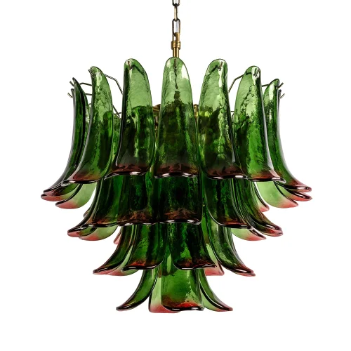 Люстра подвесная Лилу / Lilou 10600/600 Green red LOFT IT зелёная на 10 ламп, основание бронзовое в стиле фото 5 Люстра подвесная Лилу / Lilou 10600/600 Green red LOFT IT зелёная на 10 ламп, основание бронзовое в стиле фото 5