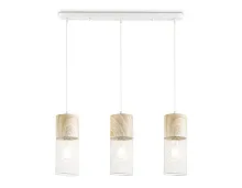 Светильник подвесной TR8499 Ambrella light белый на 3 лампы, основание белое в стиле лофт 