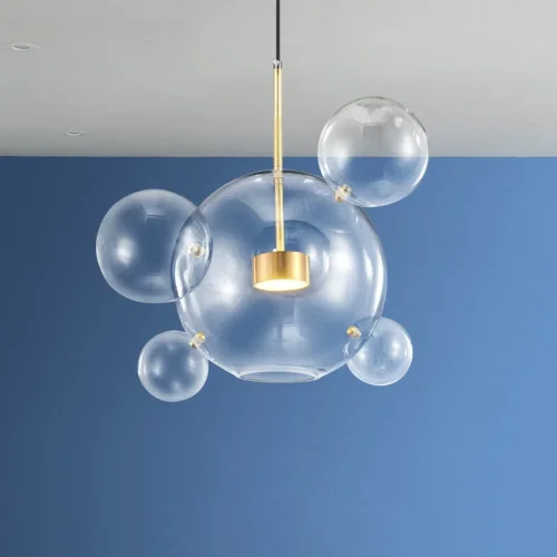 Светильник потолочный BUBBLE BLS B6 Black 193410-26 ImperiumLoft прозрачный на 1 лампу, основание бронзовое в стиле современный фото 8 Светильник потолочный BUBBLE BLS B6 Black 193410-26 ImperiumLoft прозрачный на 1 лампу, основание бронзовое в стиле современный фото 8