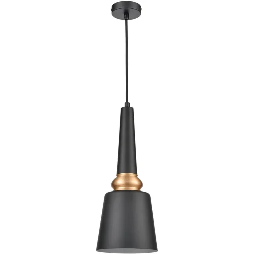 Светильник подвесной Appassionato VL2142P01 Vele Luce чёрный на 1 лампу, основание чёрное в стиле современный 