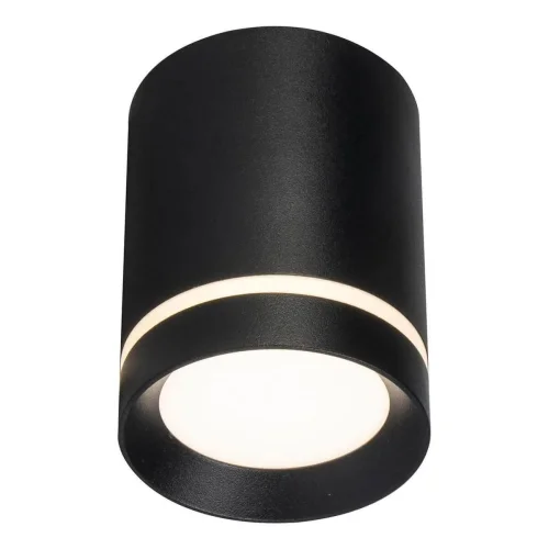Светильник накладной LED 20009SMU/01LED SBK Escada чёрный 1 лампа, основание чёрное в стиле современный круглый