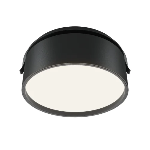 Светильник точечный LED Onda DL024-18W4K-B Maytoni чёрный на 1 лампу, основание чёрное в стиле современный хай-тек круглый