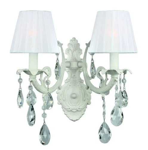 Бра Caserta OML-34001-02 Omnilux белый на 2 лампы, основание белое в стиле классический 