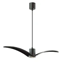 Светильник подвесной Birds 4902/1A Odeon Light чёрный 1 лампа, основание чёрное в стиле модерн птички