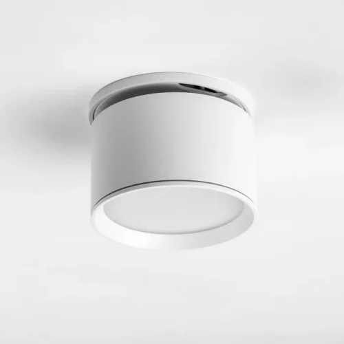 Светильник точечный LED Acuto 215806 Lightstar белый на 1 лампу, основание белое в стиле современный круглый фото 2