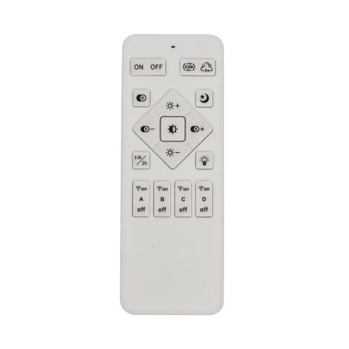 Люстра потолочная LED с пультом Alis Smart 8380/45L Lumion белая на 1 лампу, основание белое в стиле современный хай-тек сири яндекс алиса с пультом фото 3