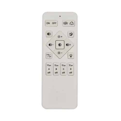 Люстра потолочная LED с пультом Alis Smart 8380/45L Lumion белая на 1 лампу, основание белое в стиле современный хай-тек сири яндекс алиса с пультом фото 3