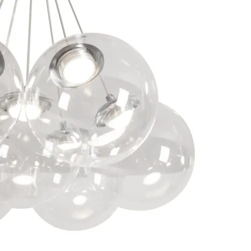 Светильник подвесной LED Verto FR5580PL-L35N Freya прозрачный на 1 лампу, основание хром в стиле современный шар фото 6 Светильник подвесной LED Verto FR5580PL-L35N Freya прозрачный на 1 лампу, основание хром в стиле современный шар фото 6