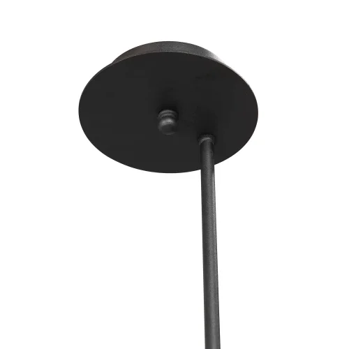 Светильник подвесной V4799-1/3PL Vitaluce без плафона 3 лампы, основание чёрное в стиле лофт  фото 4