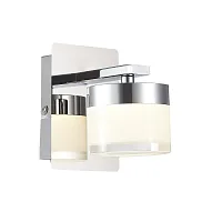 Бра LED SL1600 SL1600.101.01 ST-Luce белый 1 лампа, основание хром в стиле современный 