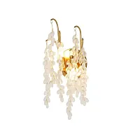 Бра Desmi 4108-2W Favourite белый 2 лампы, основание золотое в стиле современный 