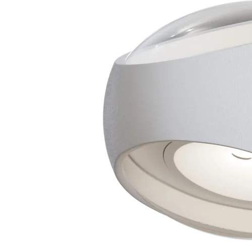 Настенный светильник LED Stream O032WL-L6W3K Maytoni уличный IP54 белый 1 лампа, плафон белый в стиле современный LED фото 2