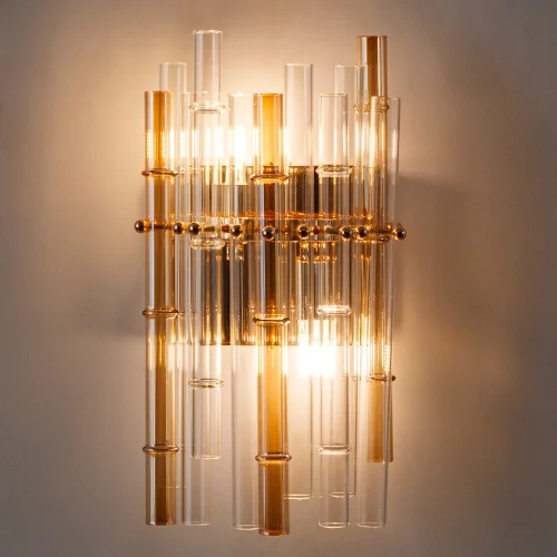 Бра Crystalla A4111AP-2GO Arte Lamp прозрачный на 2 лампы, основание золото в стиле современный фото 5 Бра Crystalla A4111AP-2GO Arte Lamp прозрачный на 2 лампы, основание золото в стиле современный фото 5