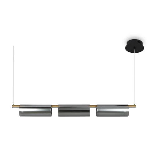 Светильник подвесной LED Stick FR5395PL-L12B Freya чёрный на 1 лампу, основание чёрное в стиле современный хай-тек фото 3