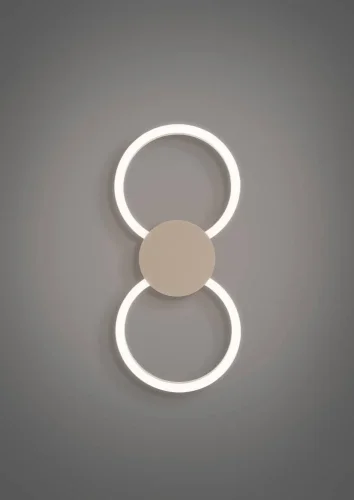 Бра LED Venticello 902127 Eglo бежевый на 1 лампу, основание бежевое в стиле современный хай-тек фото 6