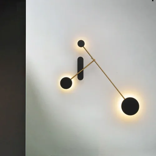 Настенный светильник TINT TRIO A 211953-26 ImperiumLoft чёрный на 3 лампы, основание золотое в стиле современный  фото 19