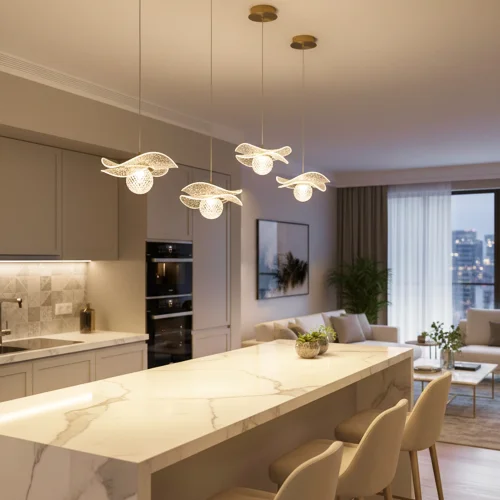 Светильник подвесной LED Signature CL247051 Citilux прозрачный на 1 лампу, основание бронзовое в стиле современный флористика фото 8