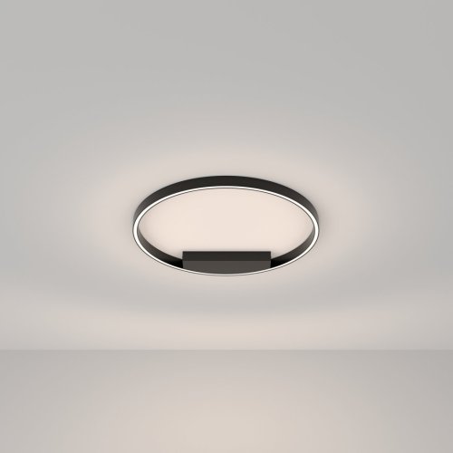 Светильник потолочный LED Rim MOD058CL-L35BK Maytoni чёрный 1 лампа, основание чёрное в стиле минимализм современный  фото 4