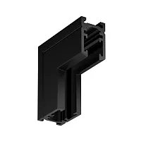 Коннектор угловой внутренний, накладной Magnetic track system Levity TRA184ICL-11B Maytoni чёрный в стиле современный хай-тек для светильников серии Magnetic track system Levity накладной levity магнитная