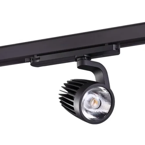 Трековый светильник трехфазный LED Helix 358177 Novotech чёрный для шинопроводов серии Helix чёрный