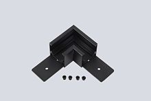 Соединитель для магнитного накладного шинопровода угловой CLT 0.214 04 BL Crystal Lux чёрный в стиле хай-тек для светильников серии Спейс Изи (Space Easy) space easy магнитная