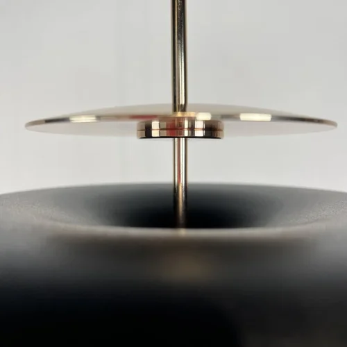 Светильник подвесной LED Bertil 232158-23 ImperiumLoft чёрный золотой 1 лампа, основание чёрное в стиле скандинавский  фото 22