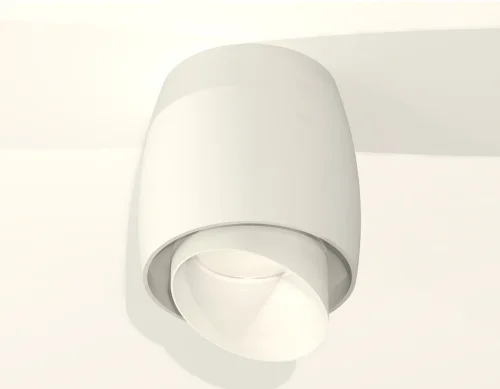Светильник накладной Techno spot XS1141042 Ambrella light белый 1 лампа, основание белое в стиле хай-тек современный круглый фото 2