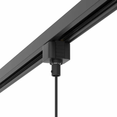 Коннектор питания (адаптер) с зажимом для провода A240006 Arte Lamp чёрный в стиле  для светильников серии Track Accessories однофазный фото 2