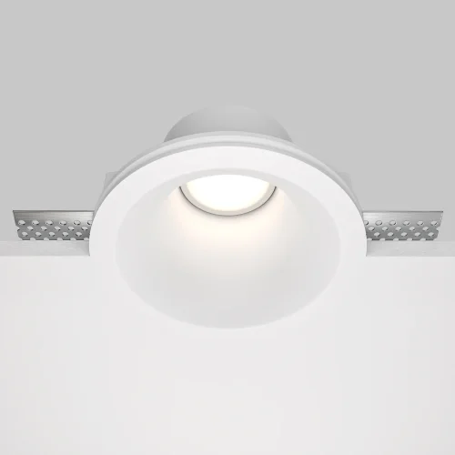 Светильник точечный Gyps DL002-1-01-W Maytoni белый 1 лампа, основание белое в стиле современный  фото 4