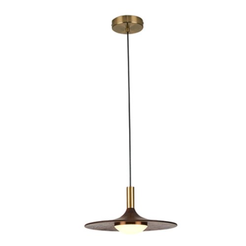 Светильник подвесной THEA D25 189875-23 ImperiumLoft коричневый 1 лампа, основание золотое в стиле современный  фото 2