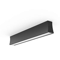 Светильник потолочный LED Hanok 7952 Mantra чёрный 1 лампа, основание чёрное в стиле хай-тек модерн минимализм линейный