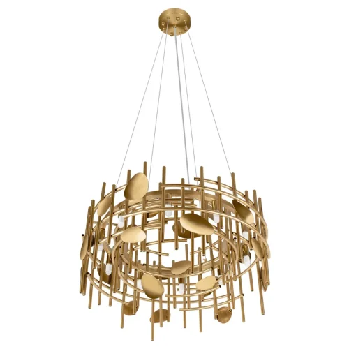 Светильник подвесной Escama 10396/600C LOFT IT золотой на 10 ламп, основание золотое в стиле современный фото 5