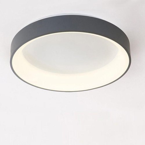 Светильник потолочный LED Piero V2284-CL Moderli серый 1 лампа, основание серое в стиле хай-тек  фото 3